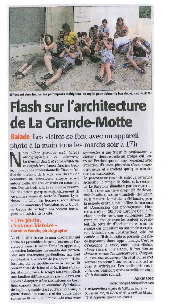Visite Archi Photo Walk - Midi Libre
