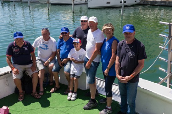 Membres de l'association Les Loups de Mer